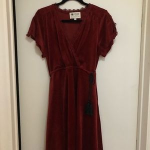 Vanessa Velvet Dress from designer Onze Montréal